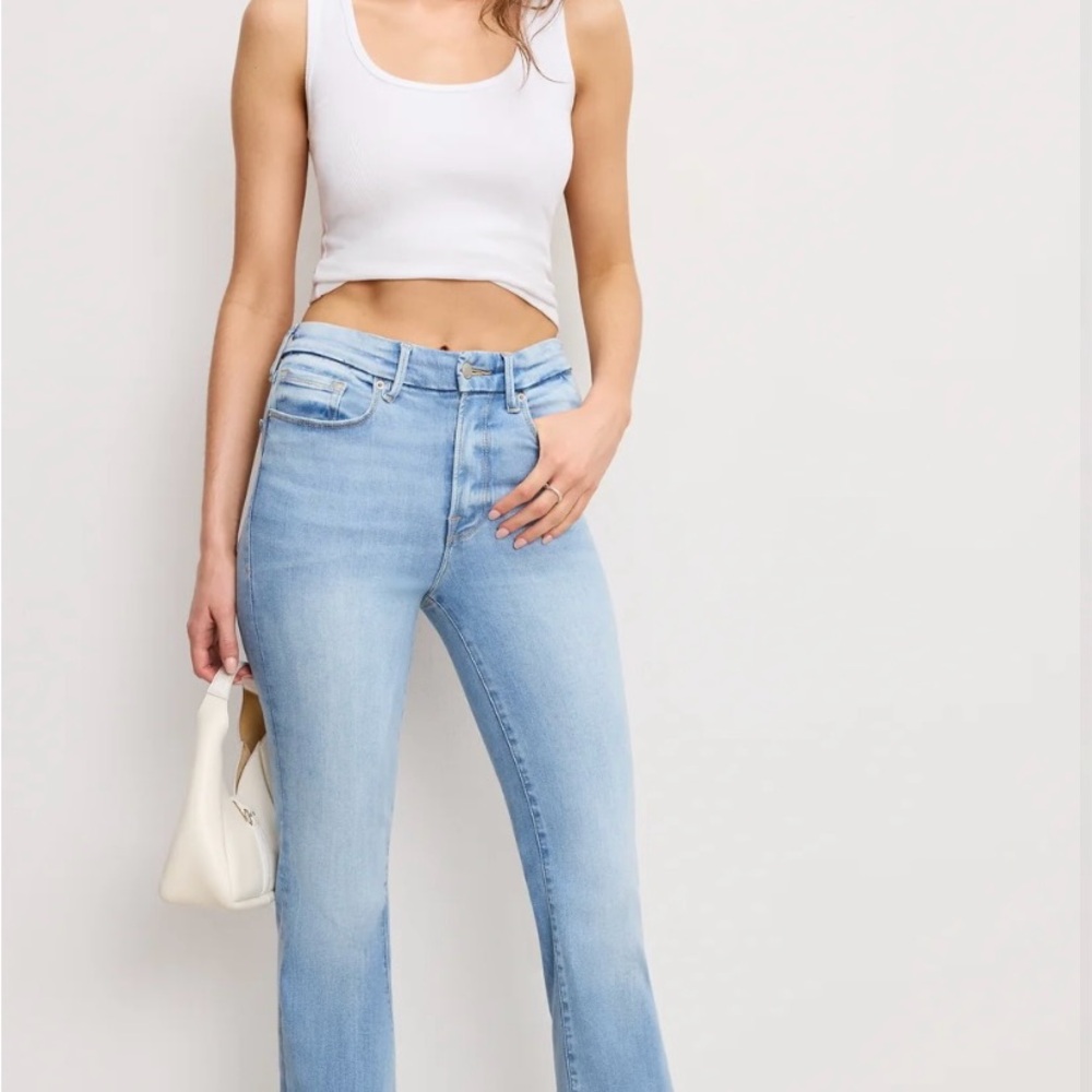 Good American Always Fit Good Classic Boot Cut Jeans